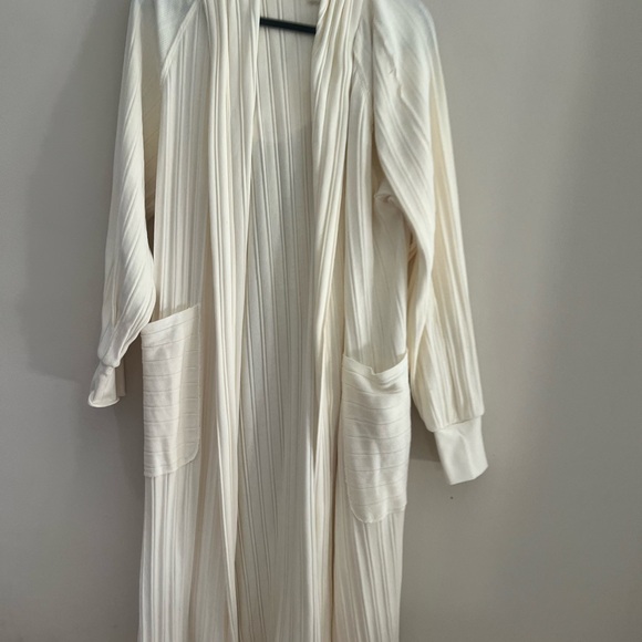 FP Movement by Free People Cream Hooded sweater cardigan - Picture 8 of 14